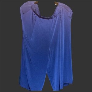 Vintage Slinky Brand Pull Up Blue Shorts Pants